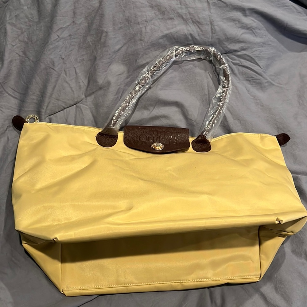 Yellow totes bag